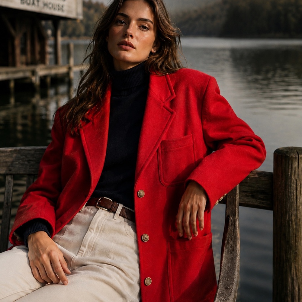 Liz Sport Wool Blazer Jacket